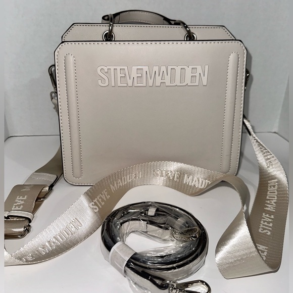 Steve Madden Handbags - Steve Madden Evelyn Off White Mini Tote
